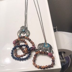 2 Necklaces & 3 bracelets